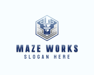 CNC Laser Machinery logo design