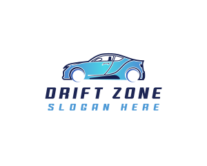 Drifting - Car Sedan Detailing logo design