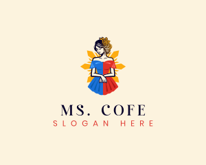 Filipina Filipiniana Dress logo design