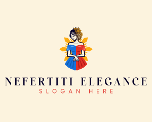 Filipina Filipiniana Dress logo design