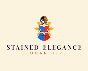 Filipina Filipiniana Dress logo design