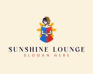 Filipina Filipiniana Dress logo design