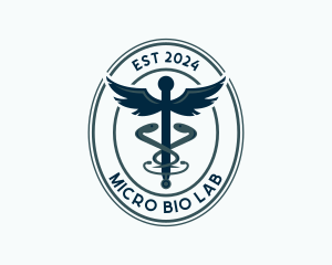 Caduceus Medical Laboratory logo design