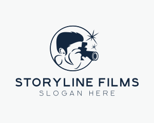 Documentary - Camera Photographer Flash logo design