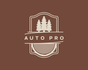 Woodcutter - Tree Wood Forest logo design