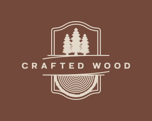 Tree Wood Forest logo design