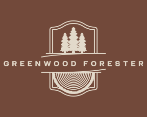 Tree Wood Forest logo design