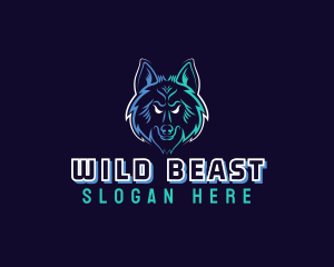 Gaming Wild Wolf  logo design