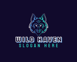 Gaming Wild Wolf  logo design