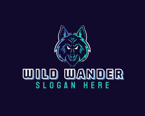 Gaming Wild Wolf  logo design