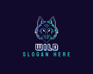 Gaming Wild Wolf  logo design