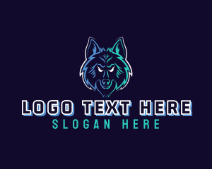 Wild - Gaming Wild Wolf logo design