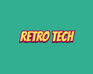 Retro Cartoon Comic logo design