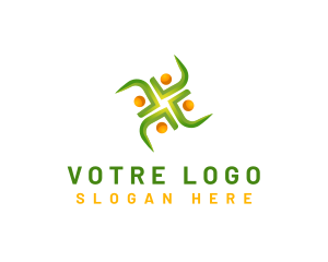 Interact - Human Social Community logo design