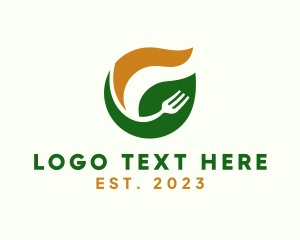Food - Organic Bistro Diner Letter G logo design
