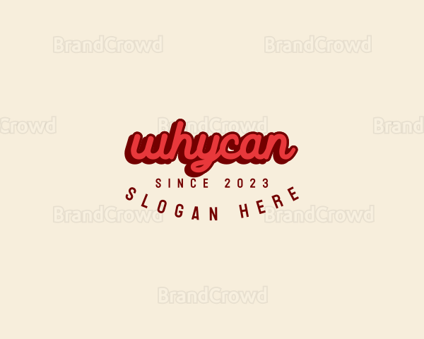 Funky Retro Business Logo