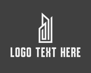 Minimalist Professional Building logo design