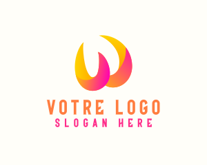 Letter W - Generic Colorful Letter W logo design