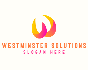 Generic Colorful Letter W logo design