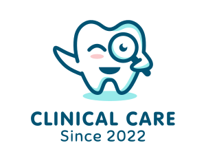 Dental Research Teeth  logo design