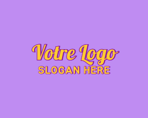 Colorful Quirky Wordmark Logo