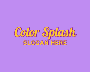 Colorful Quirky Wordmark logo design