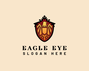 Eagle Crest Shield logo design