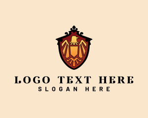 Hotel - Eagle Crest Shield logo design