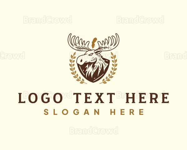 Sweden Wildlife Moose Logo