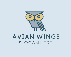 Owl Bird Avian logo design