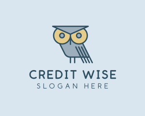 Owl Bird Avian logo design