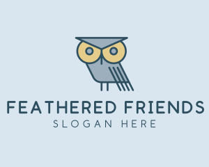 Owl Bird Avian logo design