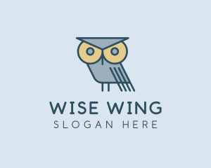 Owl Bird Avian logo design