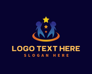 Human - Leadership Community Leader logo design