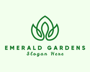 Natural Flower Plant logo design