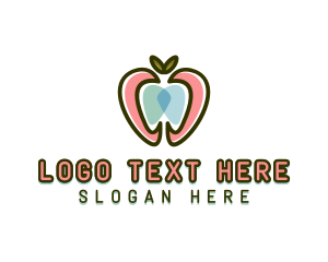 Oral Health - Apple Tooth Dental logo design
