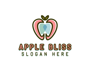 Apple Tooth Dental logo design