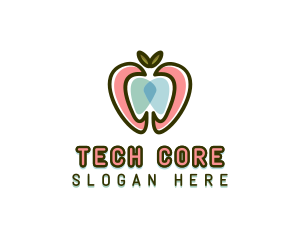 Apple - Apple Tooth Dental logo design