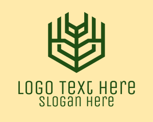 Crops - Green Farm Agriculture logo design