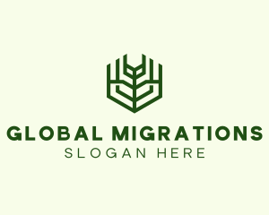 Natural Eco Agriculture logo design