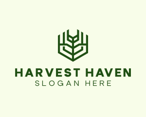 Crop - Natural Eco Agriculture logo design