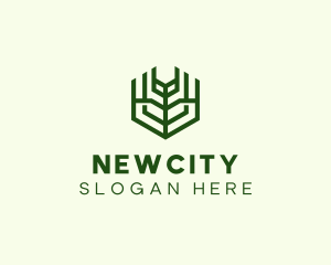 Natural Eco Agriculture logo design