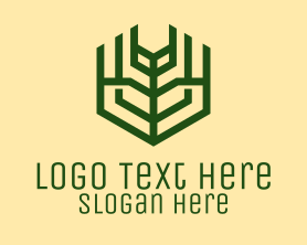 Plantation - Green Farm Agriculture logo design