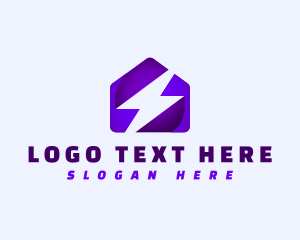 Maintenance - Electric Lightning House logo design