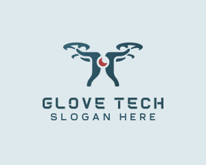 Surveillance Tech Drone logo design