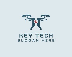 Surveillance Tech Drone logo design