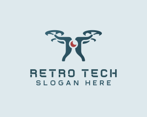 Surveillance Tech Drone logo design