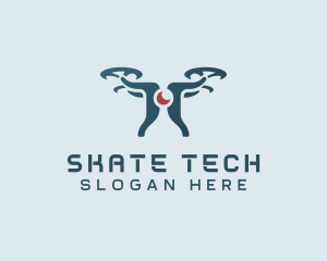 Surveillance Tech Drone logo design