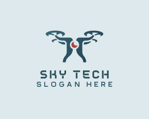 Surveillance Tech Drone logo design