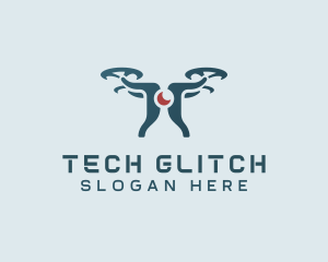 Surveillance Tech Drone logo design